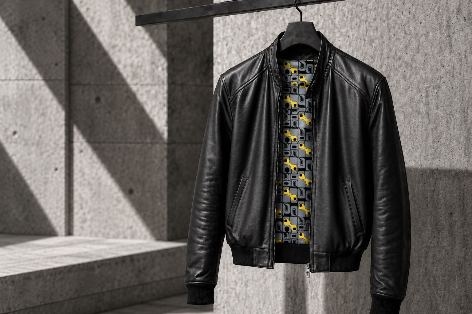 Arch jacket, editorial lining view