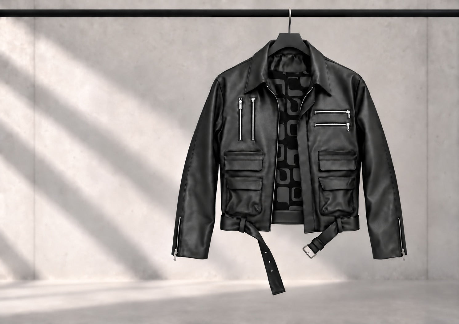 Capo jacket, editorial lining view